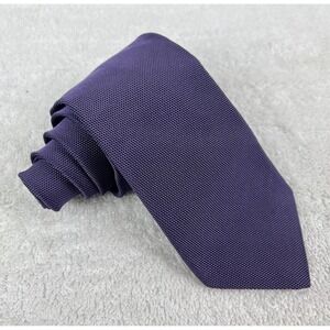 Todd Snyder Mens Tie Purple Geometric 100% Silk Skinny